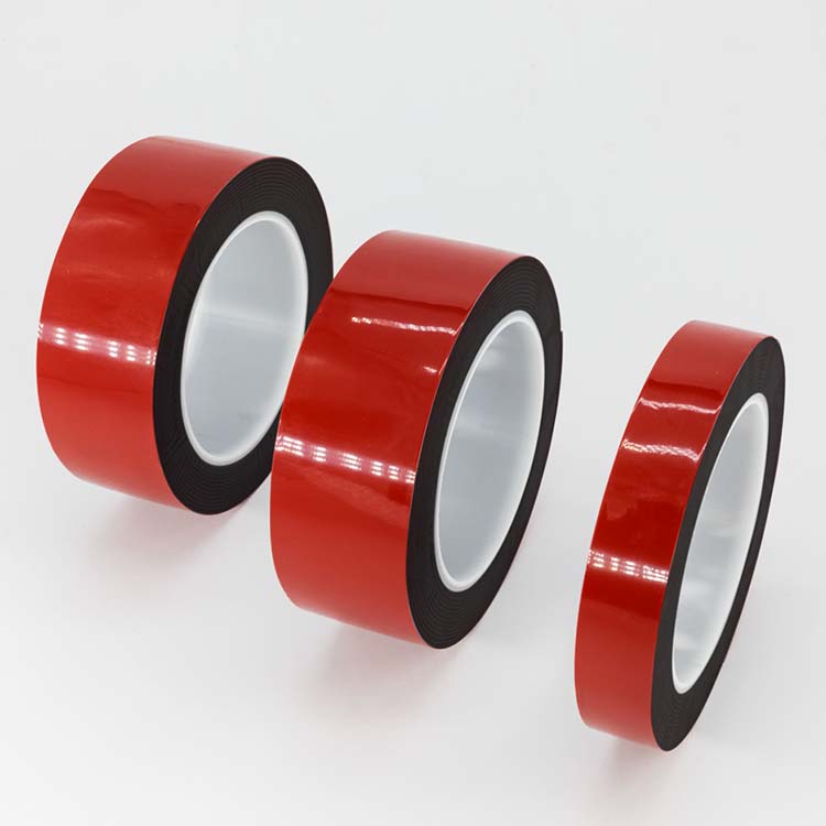 0.64mmBlack Acrylic reinforced tape